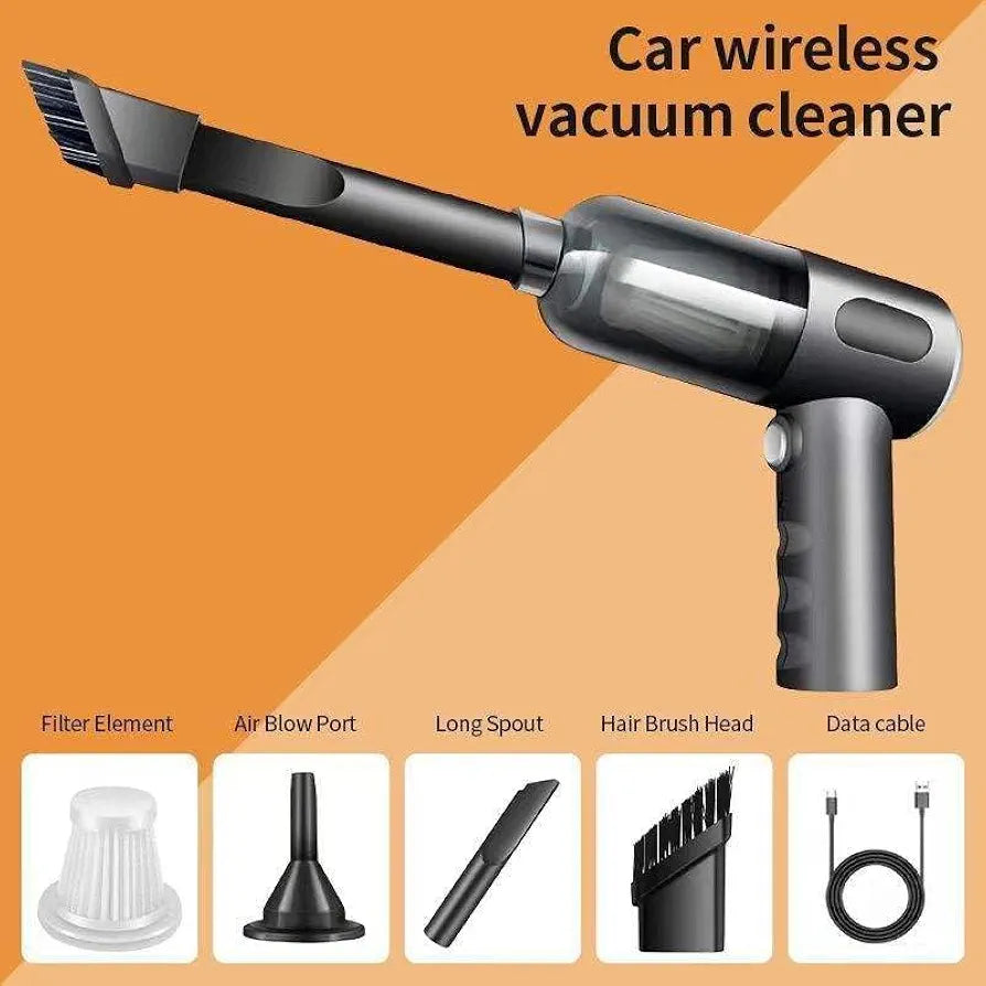 6-in-1 Car Cleaning Kit with Wireless Handheld Vacuum Cleaner, Microfiber Cloth, Car Duster, Dashboard Brush & Detailing Brush | Car Interior & Exterior Cleaning Accessories
54%
off
