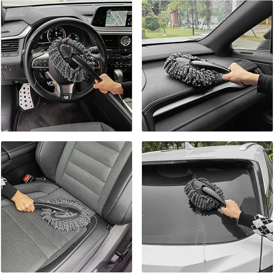6-in-1 Car Cleaning Kit with Wireless Handheld Vacuum Cleaner, Microfiber Cloth, Car Duster, Dashboard Brush & Detailing Brush | Car Interior & Exterior Cleaning Accessories
54%
off